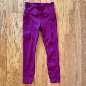 Athleta sz XS Magenta Ultimate Stash II Leggings